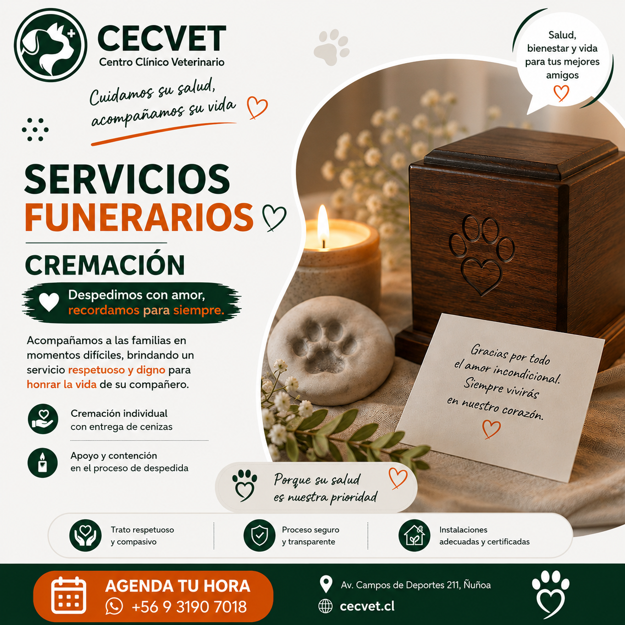 Servicios Funerarios (Cremación)